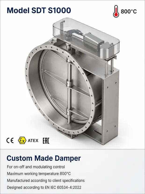 SDT S1000 — Damper custom made