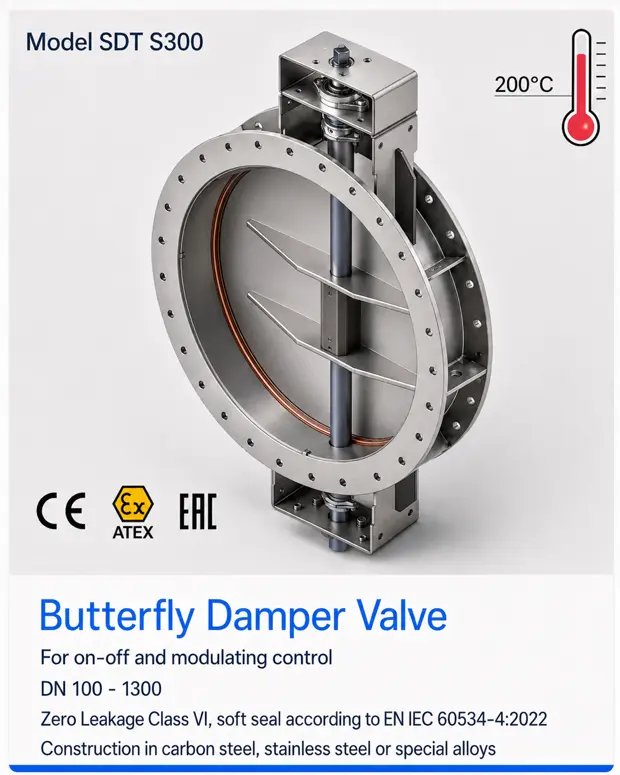 SDT S300 — Válvula zero leak