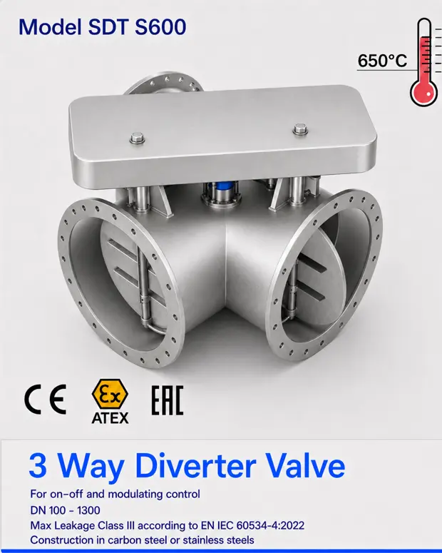 SDT S600 — Válvula desviadora (diverter)
